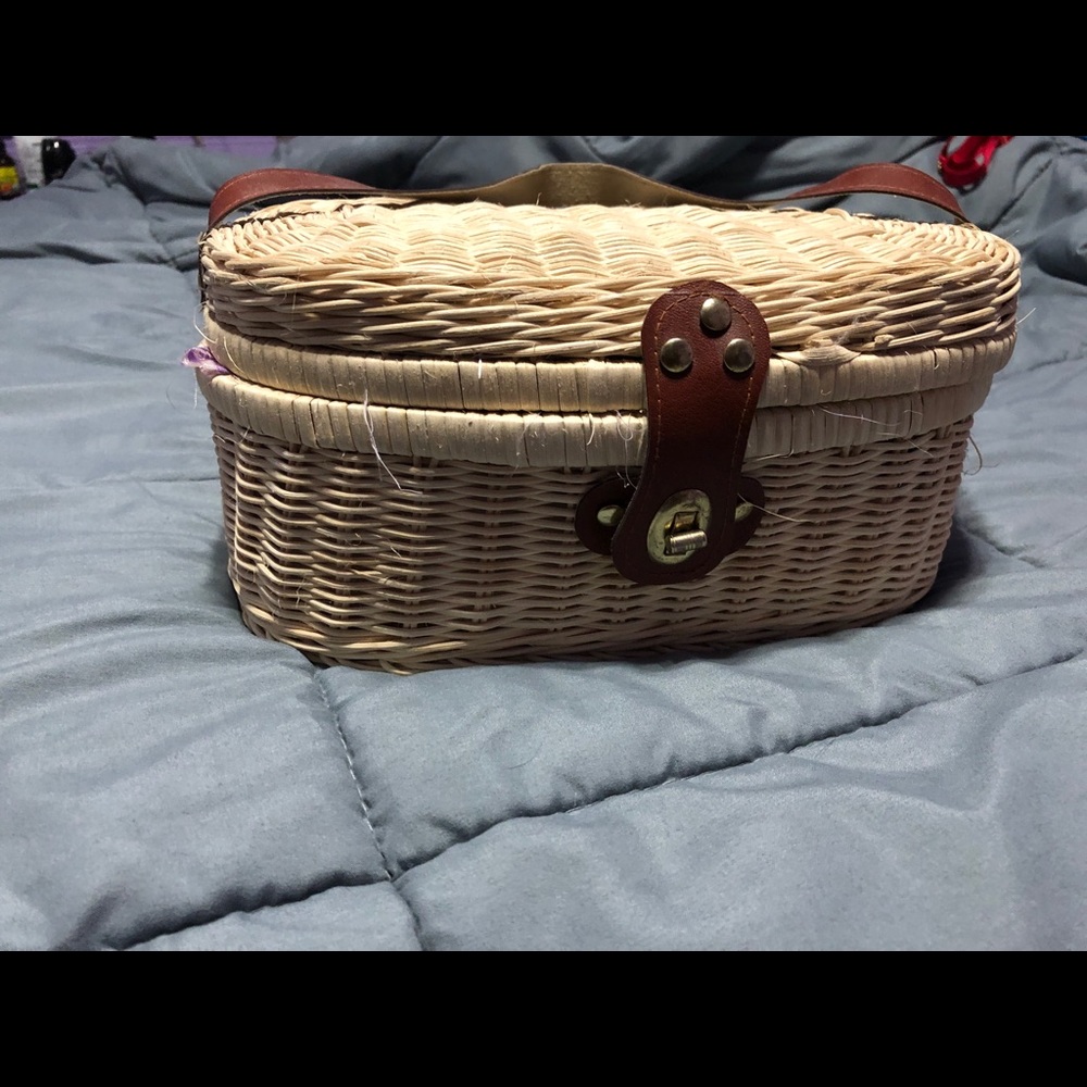 Kids Tea Set with basket. Never used